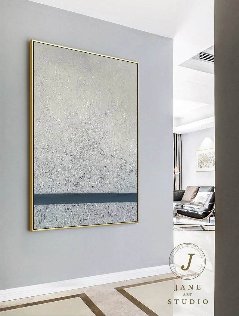 Abstract Painting Acrylic big contemporary canvas for dining room
